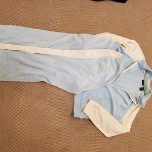New York & Co Velour Jumpsuit